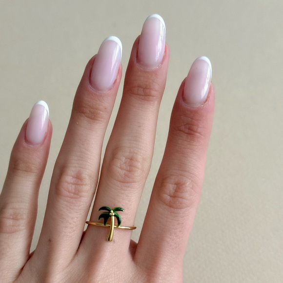 Palm Tree Ring #2455 - Picture 6 of 7